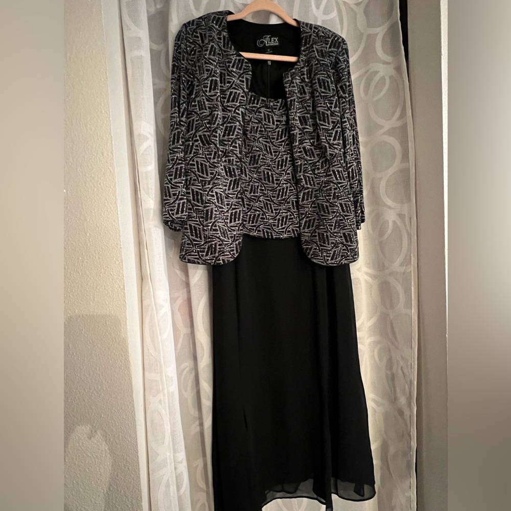 Alex Evenings dress with coat